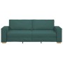 Sofá Verde oscuro 220 x 78 x 84 cm tela en Sofás | Comprar online en Foru.es
