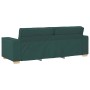Sofá Verde oscuro 220 x 78 x 84 cm tela en Sofás | Comprar online en Foru.es