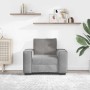 Sillón sofá gris claro 60 cm terciopelo en Sofás | Comprar online en Foru.es