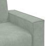 Sillón sofá gris claro 60 cm terciopelo en Sofás | Comprar online en Foru.es