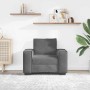 Sillón de terciopelo gris oscuro  60 cm en Sofás | Comprar online en Foru.es