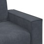 Sillón de terciopelo gris oscuro  60 cm en Sofás | Comprar online en Foru.es