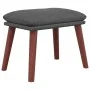 Sillón de relax con taburete tela gris oscuro de vidaXL, Sillones - Ref: Foro24-3097724, Precio: 146,37 €, Descuento: %