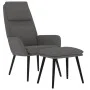 Relaxsessel mit hellgrauem Stoffhocker von vidaXL, Sessel - Ref: Foro24-3097768, Preis: 124,04 €, Rabatt: %