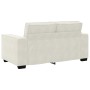 Sofá de 2 plazas terciopelo color crema 120 cm en Sofás | Comprar online en Foru.es