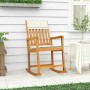 Silla mecedora con cojines madera maciza acacia de vidaXL, Sillas de jardín - Ref: Foro24-360025, Precio: 97,26 €, Descuento: %