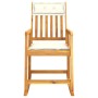 Silla mecedora con cojines madera maciza acacia de vidaXL, Sillas de jardín - Ref: Foro24-360025, Precio: 97,26 €, Descuento: %