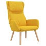 Sillón de relax con taburete terciopelo amarillo mostaza de vidaXL, Sillones - Ref: Foro24-3097827, Precio: 127,41 €, Descuen...