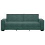 Sofá de 3 plazas terciopelo verde oscuro 180 cm en Sofás | Comprar online en Foru.es