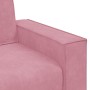 Sofá de 3 plazas terciopelo rosa 180 cm en Sofás | Comprar online en Foru.es
