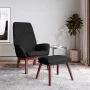 Sillón de relax con taburete tela negro de vidaXL, Sillones - Ref: Foro24-3097877, Precio: 160,62 €, Descuento: %