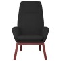 Sillón de relax con taburete tela negro de vidaXL, Sillones - Ref: Foro24-3097877, Precio: 163,45 €, Descuento: %