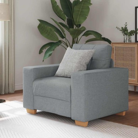 Sillón Sofá Tela Gris Claro 60 cm en Sofás | Comprar online en Foru.es