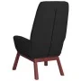 Sillón de relax con taburete tela negro de vidaXL, Sillones - Ref: Foro24-3097877, Precio: 160,62 €, Descuento: %