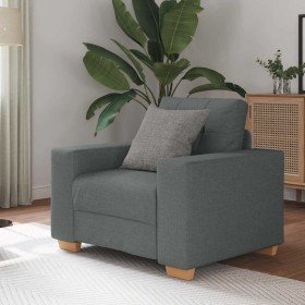 Sillón de tela gris oscuro 60 cm en Sofás | Comprar online en Foru.es