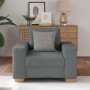 Sillón de tela gris oscuro 60 cm en Sofás | Comprar online en Foru.es