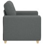 Sillón de tela gris oscuro 60 cm en Sofás | Comprar online en Foru.es