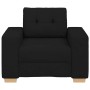 Sillón de tela negro 60 cm en Sofás | Comprar online en Foru.es