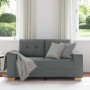 Sofá Loveseat gris oscuro 120 cm de tela en Sofás | Comprar online en Foru.es