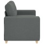 Sofá Loveseat gris oscuro 120 cm de tela en Sofás | Comprar online en Foru.es