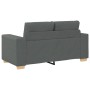 Sofá Loveseat gris oscuro 120 cm de tela en Sofás | Comprar online en Foru.es