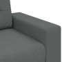 Sofá Loveseat gris oscuro 120 cm de tela en Sofás | Comprar online en Foru.es