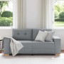 Sofá Loveseat gris claro 140 cm de tela en Sofás | Comprar online en Foru.es