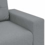 Sofá Loveseat gris claro 140 cm de tela en Sofás | Comprar online en Foru.es