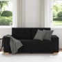 Sofá Loveseat de tela negra de 140 cm en Sofás | Comprar online en Foru.es