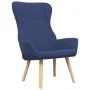 Relaxsessel mit blauem Stoffhocker von vidaXL, Sessel - Ref: Foro24-3097886, Preis: 130,96 €, Rabatt: %