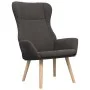 Sillón de relax con taburete tela gris oscuro de vidaXL, Sillones - Ref: Foro24-3097883, Precio: 143,77 €, Descuento: %