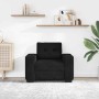 Sillón de terciopelo negro 60 cm en Sofás | Comprar online en Foru.es