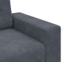 Sofá Loveseat gris oscuro 120 cm terciopelo en Sofás | Comprar online en Foru.es