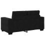 Sofá Loveseat Terciopelo Negro 120 cm en Sofás | Comprar online en Foru.es