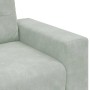 Sofá Loveseat gris claro 140 cm terciopelo en Sofás | Comprar online en Foru.es