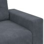 Sofá Loveseat gris oscuro 140 cm terciopelo en Sofás | Comprar online en Foru.es