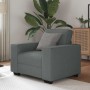 Sillón Sofá Tela Gris Oscuro 60 cm en Sofás | Comprar online en Foru.es