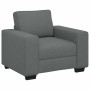 Sillón Sofá Tela Gris Oscuro 60 cm en Sofás | Comprar online en Foru.es