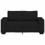 Sofá 2 plazas Tela Negro 120 cm en Sofás | Comprar online en Foru.es