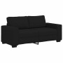 Sofá 2 plazas Tela Negro 140 cm en Sofás | Comprar online en Foru.es