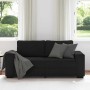 Sofá 2 plazas Tela Negro 140 cm en Sofás | Comprar online en Foru.es