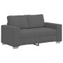 Sofá Loveseat gris oscuro 120 cm tejido de pana en Sofás | Comprar online en Foru.es