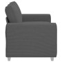 Sofá Loveseat gris oscuro 120 cm tejido de pana en Sofás | Comprar online en Foru.es