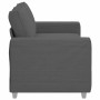 Sofá Loveseat gris oscuro 140 cm tejido de pana en Sofás | Comprar online en Foru.es