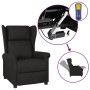 Sillón orejero reclinable eléctrico tela negro de vidaXL, Sillones - Ref: Foro24-3098321, Precio: 279,00 €, Descuento: %