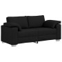 Sofá Negro 180 x 77 x 82 cm tela en Sofás | Comprar online en Foru.es