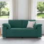 Sofá Verde oscuro 180 x 77 x 82 cm tela en Sofás | Comprar online en Foru.es