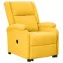 Sillón elevable de tela amarillo de vidaXL, Sillones - Ref: Foro24-3100367, Precio: 259,91 €, Descuento: %
