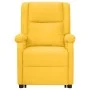 Sillón elevable de tela amarillo de vidaXL, Sillones - Ref: Foro24-3100367, Precio: 259,91 €, Descuento: %