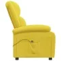 Sillón reclinable eléctrico de tela amarillo de vidaXL, Sillones - Ref: Foro24-3100365, Precio: 241,00 €, Descuento: %